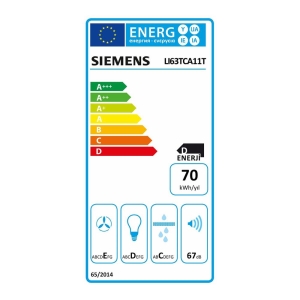 Siemens LI63TCA11T, iQ100 Sürgülü Teleskopik Aspiratör, 60cm, Inox, Metalik gümüş - 3