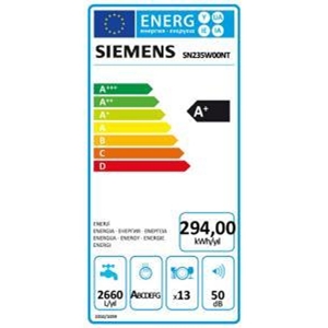 Siemens SN235W00NT iQ300 Bulaşık Makinesi, Beyaz - 4