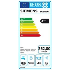 Siemens SN257I00NT iQ500 Bulaşık Makinesi, Inox - 3