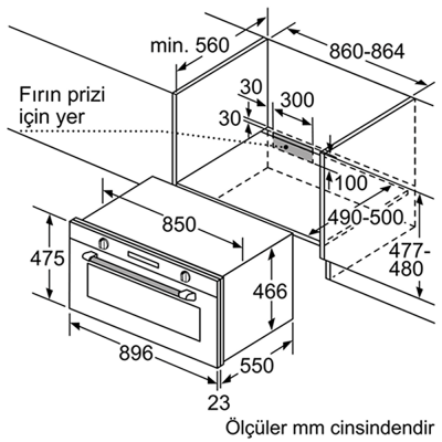 Siemens VB558C0S0 Ankastre Fırın 90 cm - 2