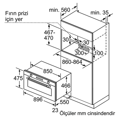 Siemens VB558C0S0 Ankastre Fırın 90 cm - 3