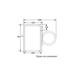 Siemens WT45W41STR Kurutma Makinesi, 8 kg, Silver - 6