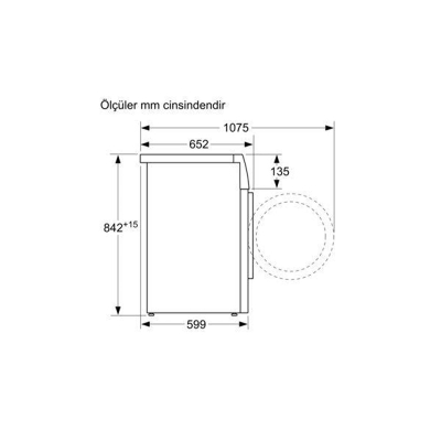 Siemens WT47XK80TR Kurutma Makinesi, 9 kg - 8