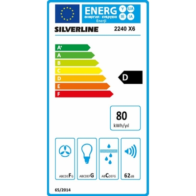 Silverline 2240 CONIC Davlumbaz, Inox, 60 cm - 3