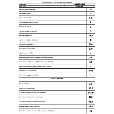 Silverline 2240 CONIC Davlumbaz, Inox, 60 cm - 4