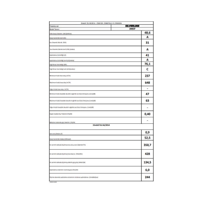 Silverline 3457 Soho Davlumbaz, Gri, 60 cm - 2