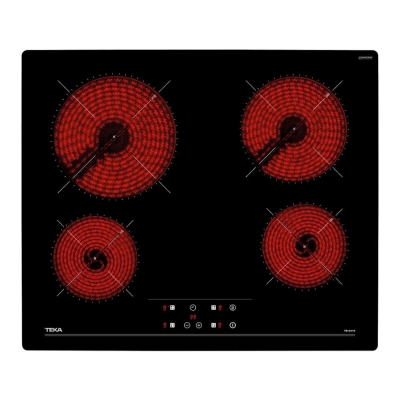 Teka Ankastre Set, HAK 625 BK Siyah Fırın, TB 6415 Elektrikli Siyah Cam Ocak, ATV 60 Siyah Davlumbaz - 3