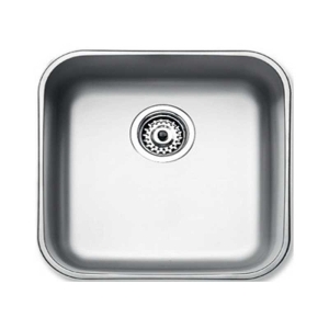 Teka BE 40.40 Paslanmaz Çelik Evye, Inox yüzeyli, Tezgah altı, 40x40 cm - Teka