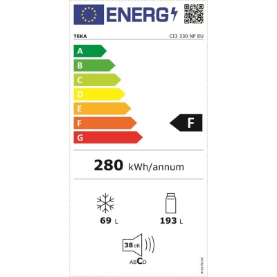 Teka CI3 330 Ankastre Buzdolabı, Alttan Donduruculu - 3