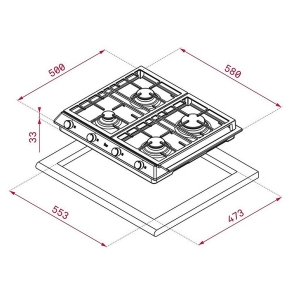 Teka EX 60.1 4G AI AL DR CI NTB Ankastre Ocak - 3