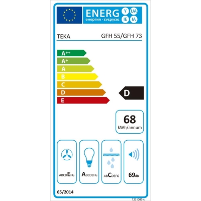 Teka GFH 55 Ankastre Canopy Aspiratör, 55 cm, Inox - 3