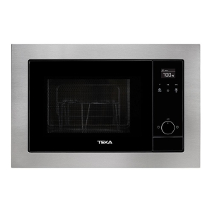 Teka MS 620 BIS Ankastre Mikrodalga Fırın ve Izgara, 20 LT, Inox çerçeveli, Siyah panel - 1