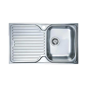 Teka Princess 50 B Paslanmaz Çelik Evye, Sol damlalıklı, Inox - 1