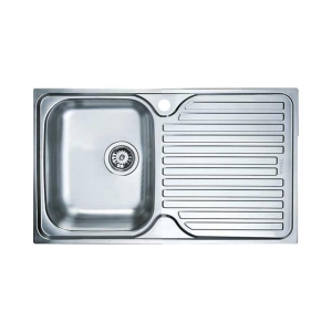 Teka Princess 50 B Paslanmaz Çelik Evye, Sağ damlalıklı, Inox - Teka