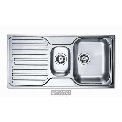 Teka PRINCESS 60 B Evye, Inox, Sol - 1