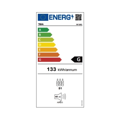 Teka RVF 10051 GBK, 51 Şişe Kapasiteli Solo Şarap Dolabı - 4