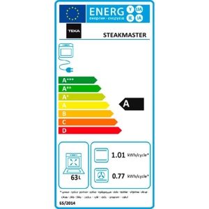 Teka SteakMaster Multifonksiyonel Pirolitik Ankastre Turbo Fırın, Siyah, 70 LT, 20 Program - 4