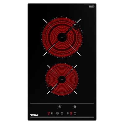 Teka TBC 32010 TTC BK Ankastre Domino Ocak, Siyah Cam, 30 cm - 1