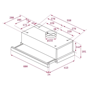 Teka TL 6310 WH Sürgülü Aspiratör, Beyaz, 60 cm - 2